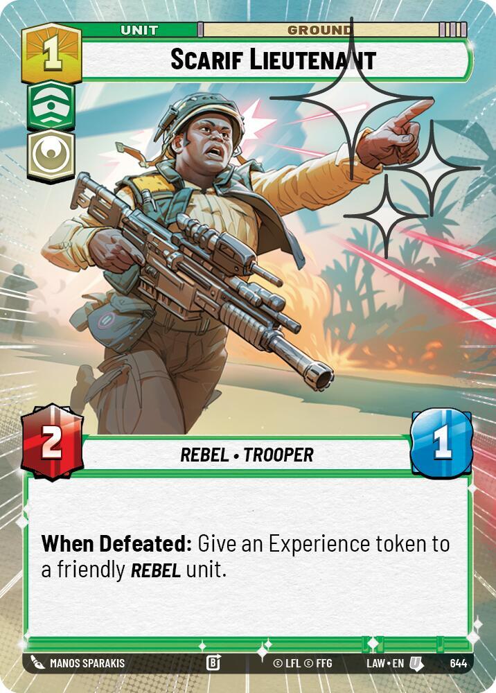 Scarif Lieutenant (Hyperspace Foil)
