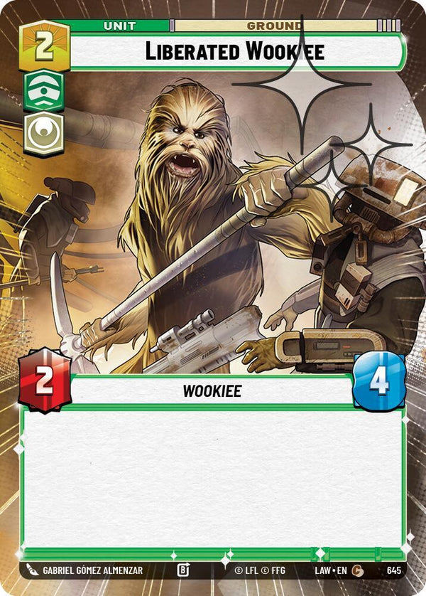 Liberated Wookie (Hyperspace Foil) - Star Wars Unlimited