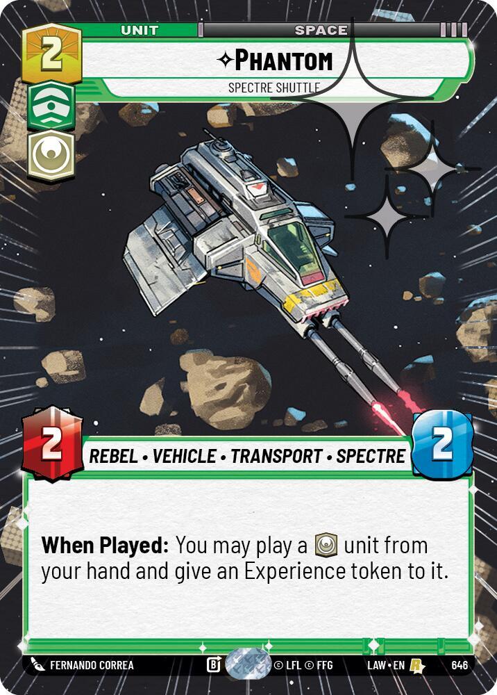 Phantom - Spectre Shuttle (Hyperspace Foil)