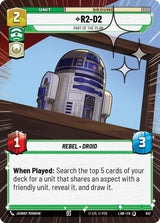 R2-D2 - Part of the Plan (Hyperspace Foil) - Star Wars Unlimited