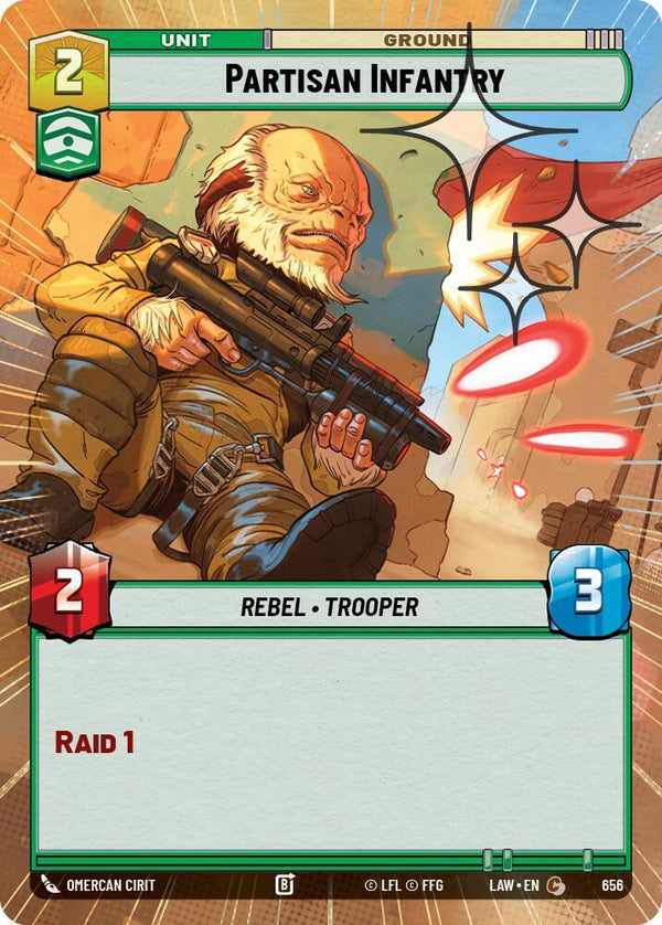 Partisan Infantry (Hyperspace Foil) - Star Wars Unlimited