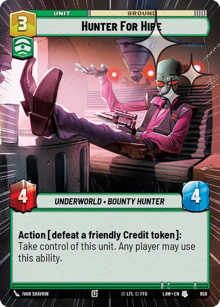 Hunter for Hire (Hyperspace Foil)