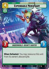 Expendable Mercenary (Hyperspace Foil) - Star Wars Unlimited