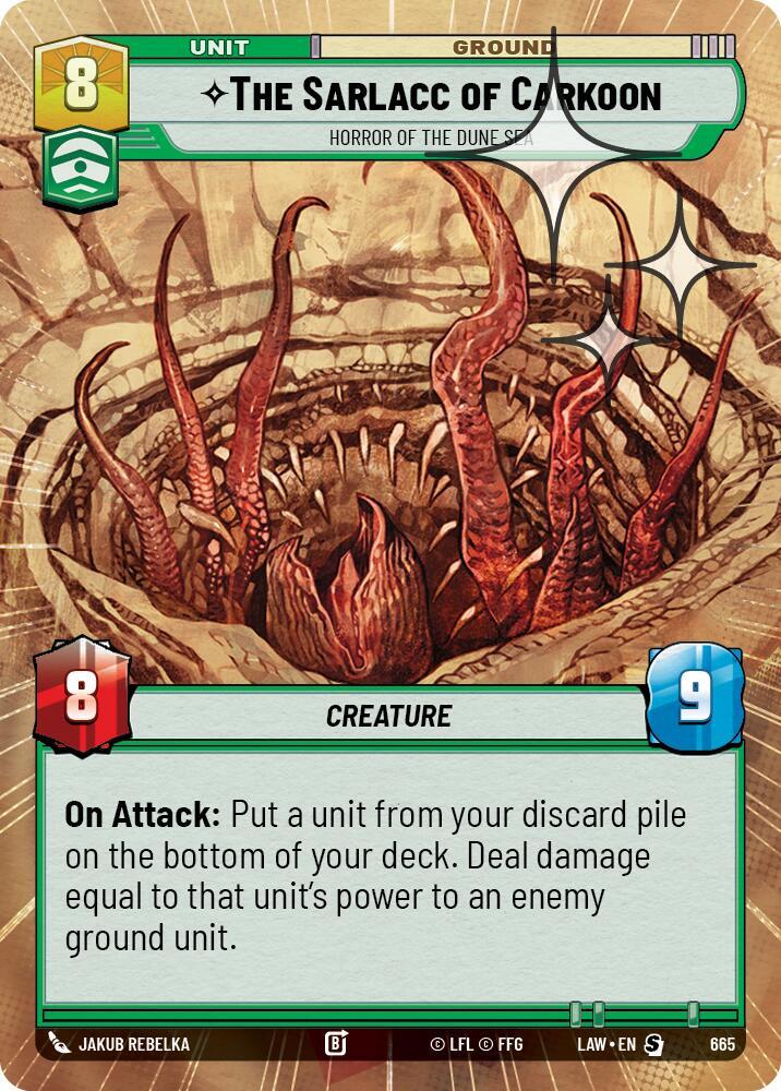 The Sarlacc of Carkoon - Horror of the Dune Sea (Hyperspace Foil)