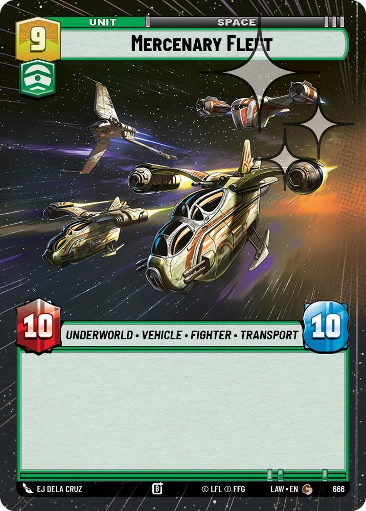 Mercenary Fleet (Hyperspace Foil)
