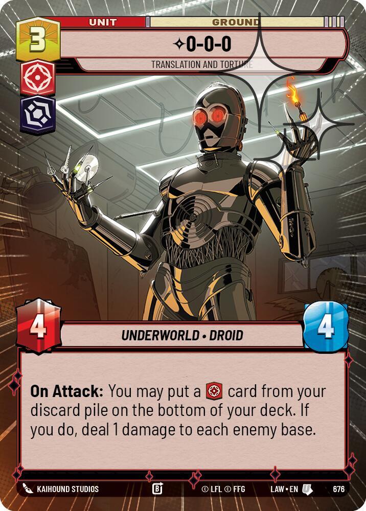 0-0-0 - Translation and Torture (Hyperspace Foil)