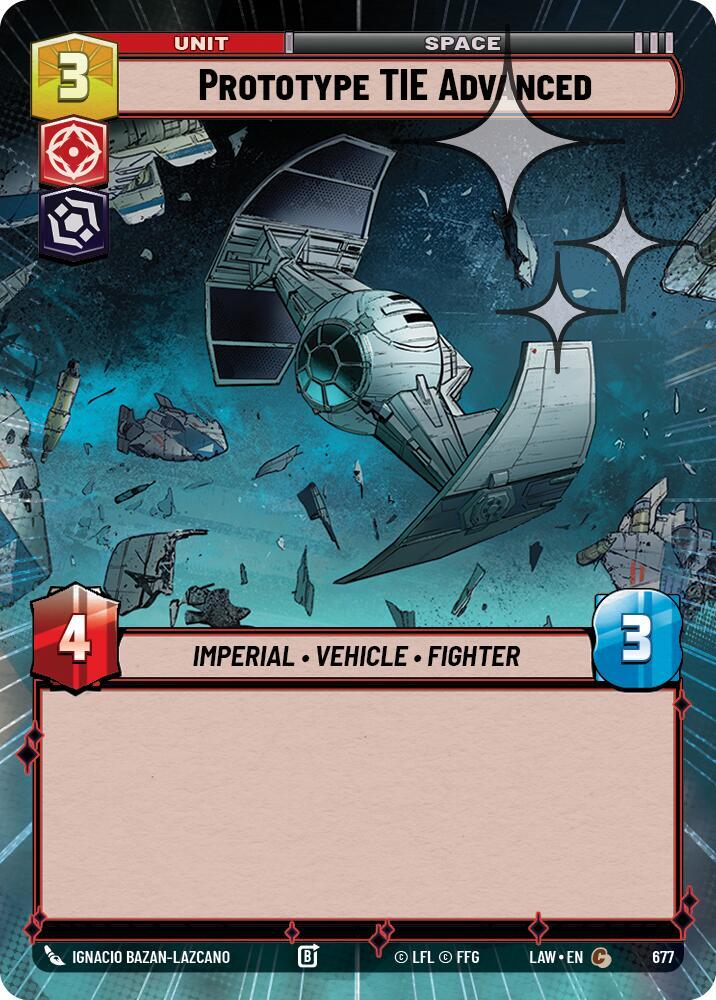 Prototype TIE Advanced (Hyperspace Foil)
