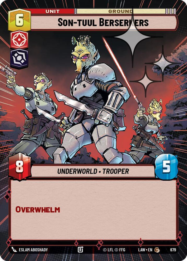 Son-tuul Berserkers (Hyperspace Foil) - Star Wars Unlimited