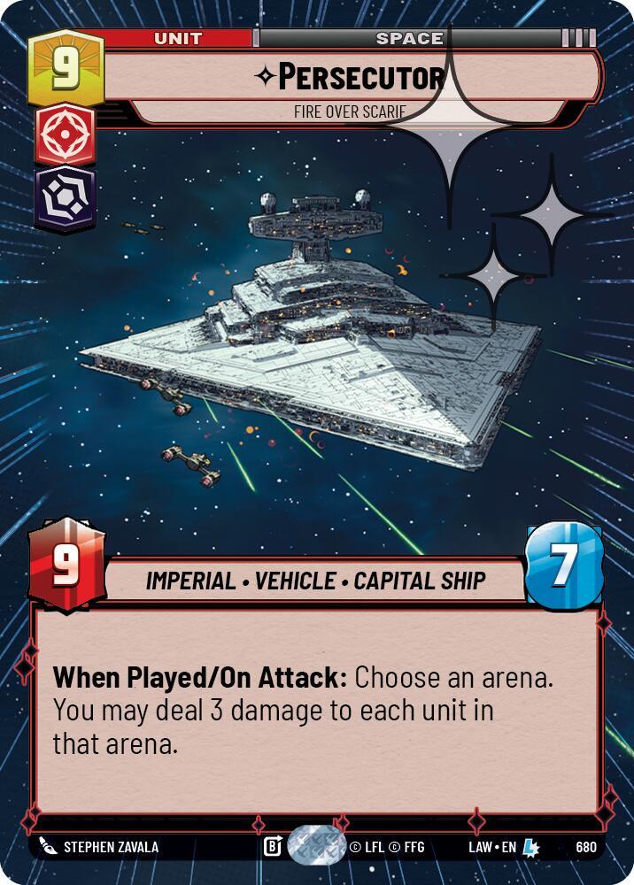 Persecutor - Fire Over Scarif (Hyperspace Foil)