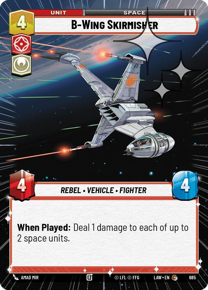 B-Wing Skirmisher (Hyperspace Foil)