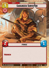 Savareen Survivor (Hyperspace Foil) - Star Wars Unlimited