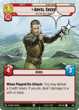 Arvel Skeen - Win and Walk Away (Hyperspace Foil) - Star Wars Unlimited