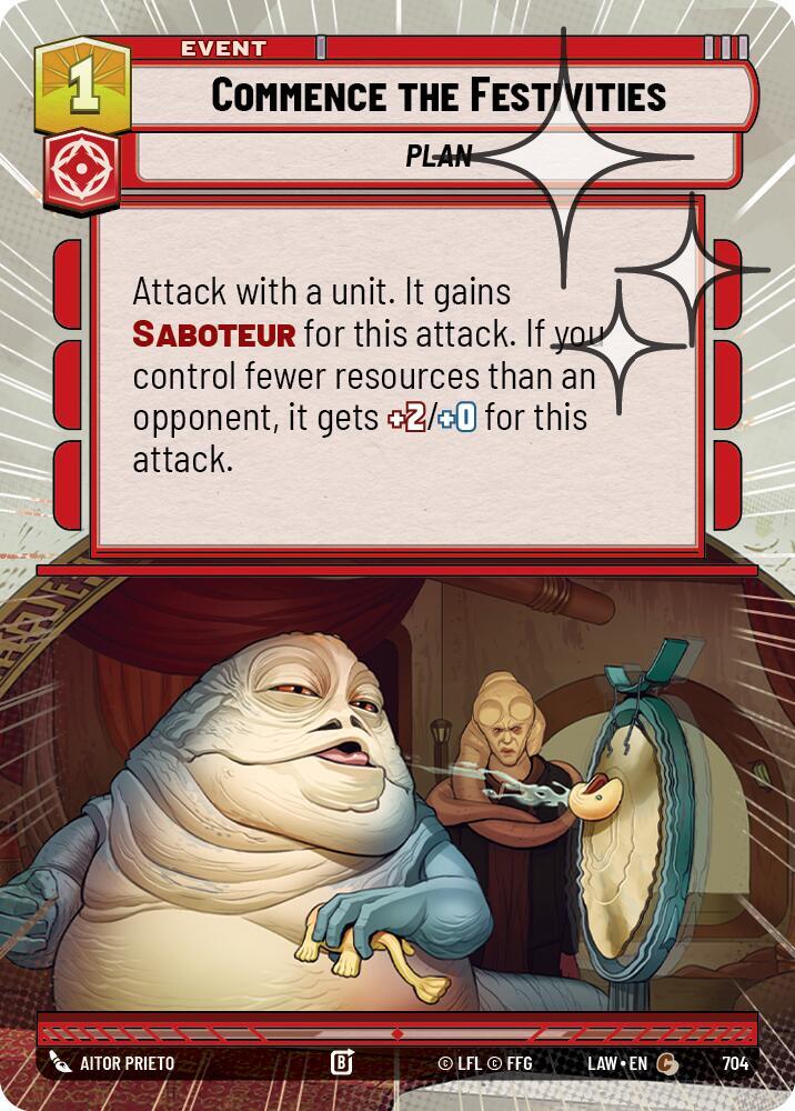 Commence the Festivities (Hyperspace Foil)