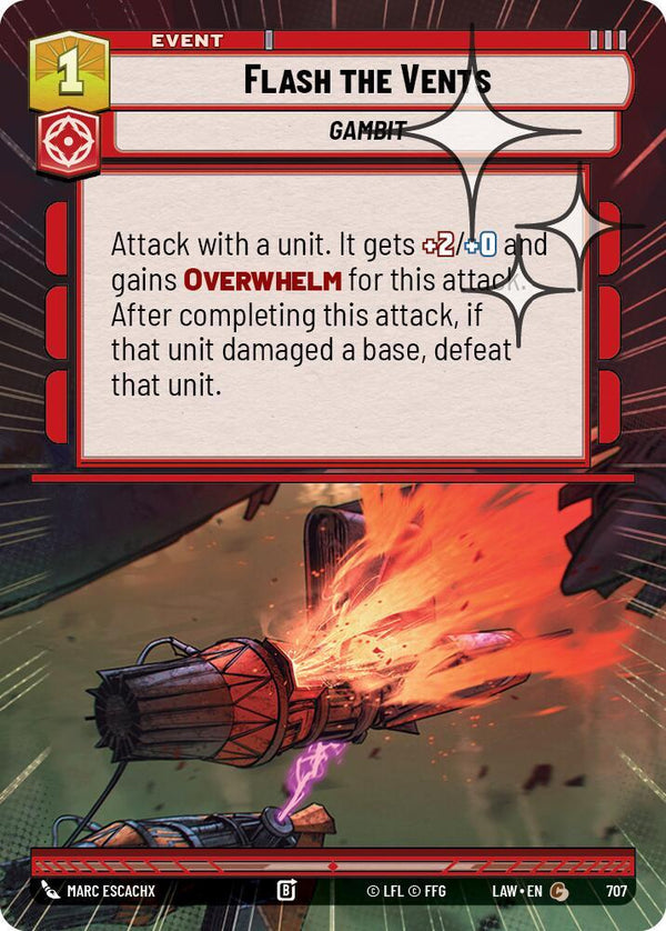 Flash the Vents (Hyperspace Foil) - Star Wars Unlimited