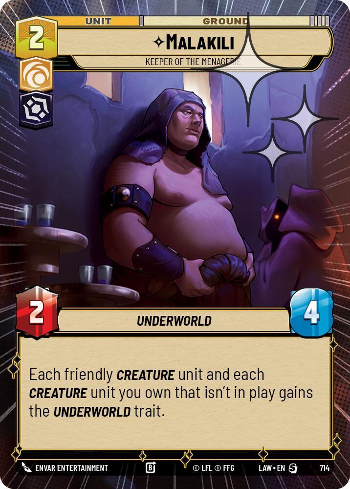 Malakili - Keeper of the Menagerie (Hyperspace Foil)