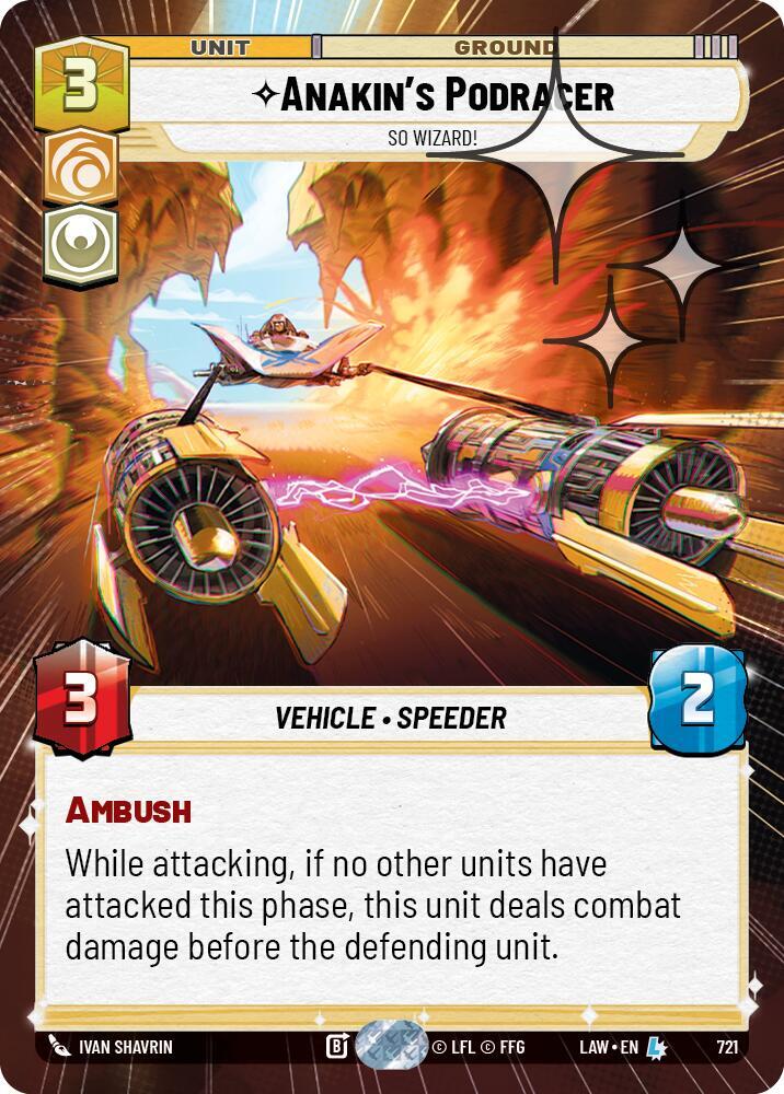 Anakin's Podracer - So Wizard! (Hyperspace Foil)