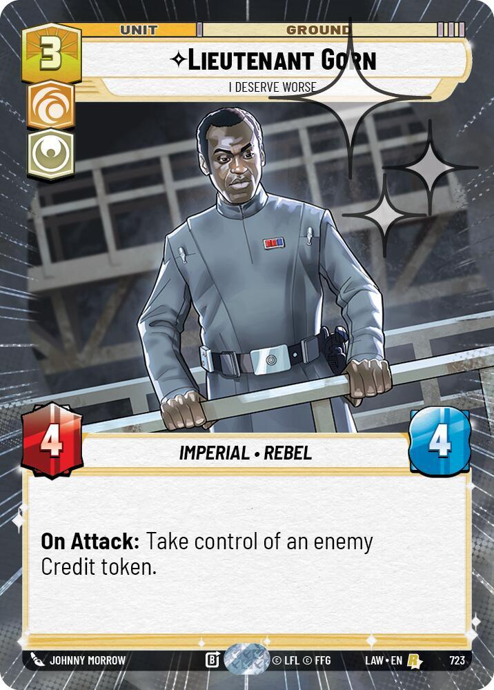 Lieutenant Gorn - I Deserve Worse (Hyperspace Foil)