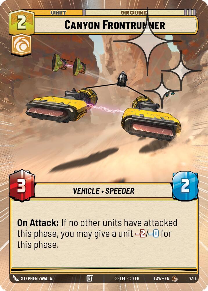 Canyon Frontrunner (Hyperspace Foil)