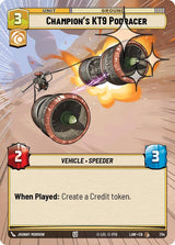 Champion's KT-9 Podracer (Hyperspace Foil) - Star Wars Unlimited