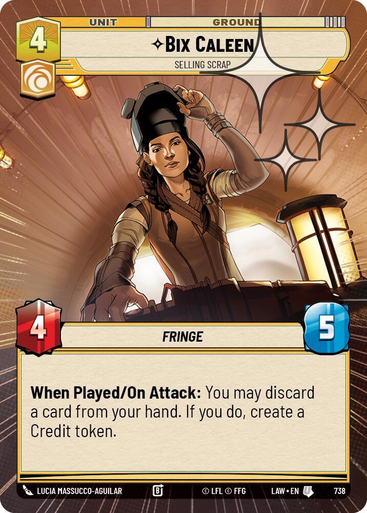 Bix Caleen - Selling Scrap (Hyperspace Foil)