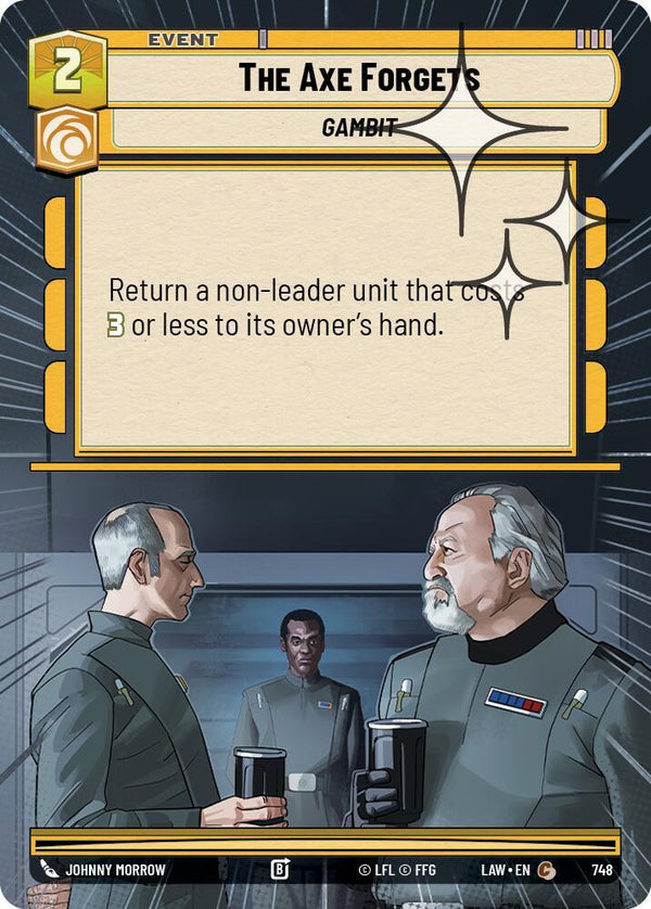 The Axe Forgets (Hyperspace Foil) - Star Wars Unlimited