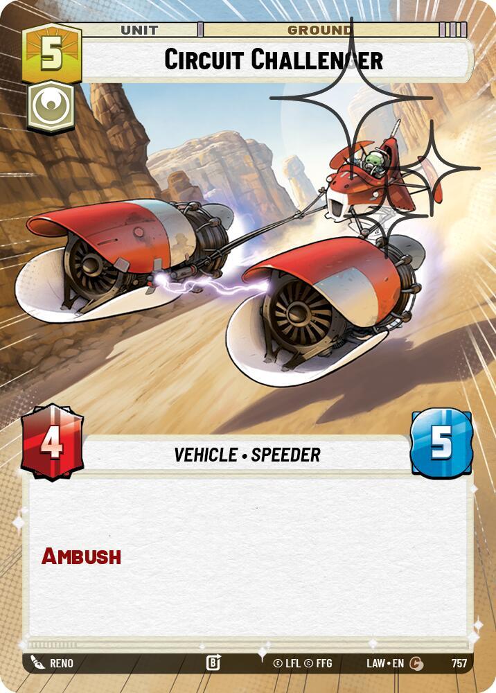 Circuit Challenger (Hyperspace Foil)