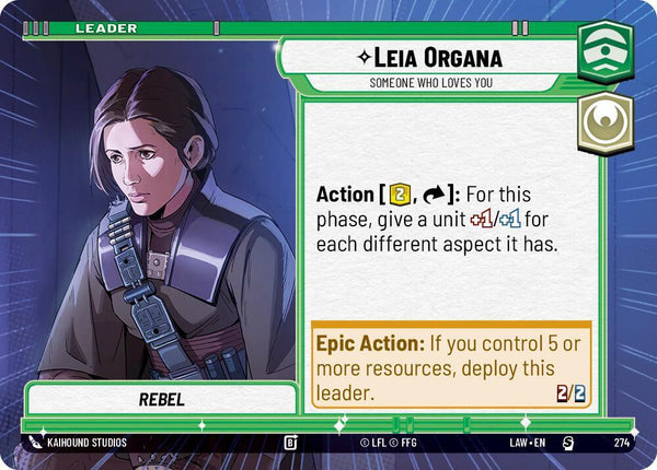 Leia Organa - Someone Who Loves You (Hyperspace) - Star Wars Unlimited