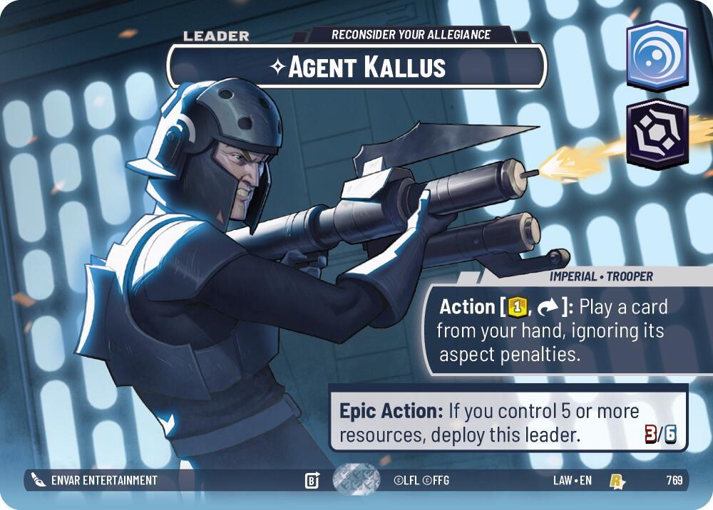 Agent Kallus - Reconsider Your Allegiance (Showcase)