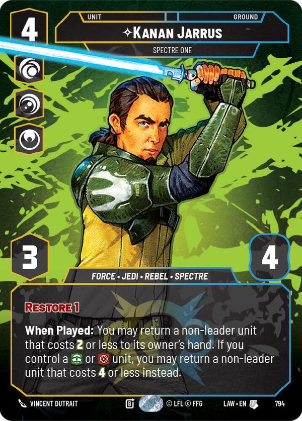 Kanan Jarrus - Spectre One (Prestige) - Star Wars Unlimited