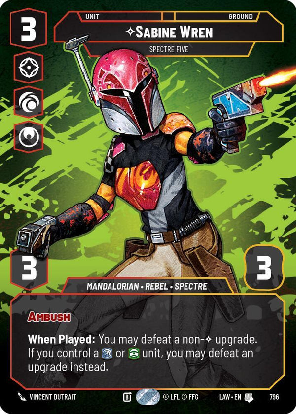 Sabine Wren - Spectre Five (Prestige) - Star Wars Unlimited