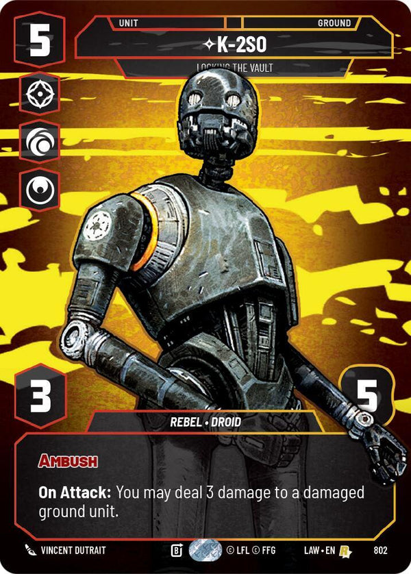 K-2S0 - Locking the Vault (Prestige) - Star Wars Unlimited