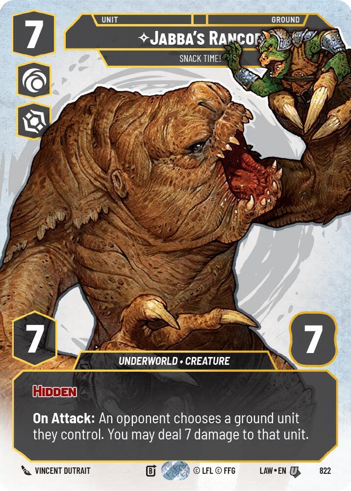 Jabba's Rancor - Snack Time! (Prestige)