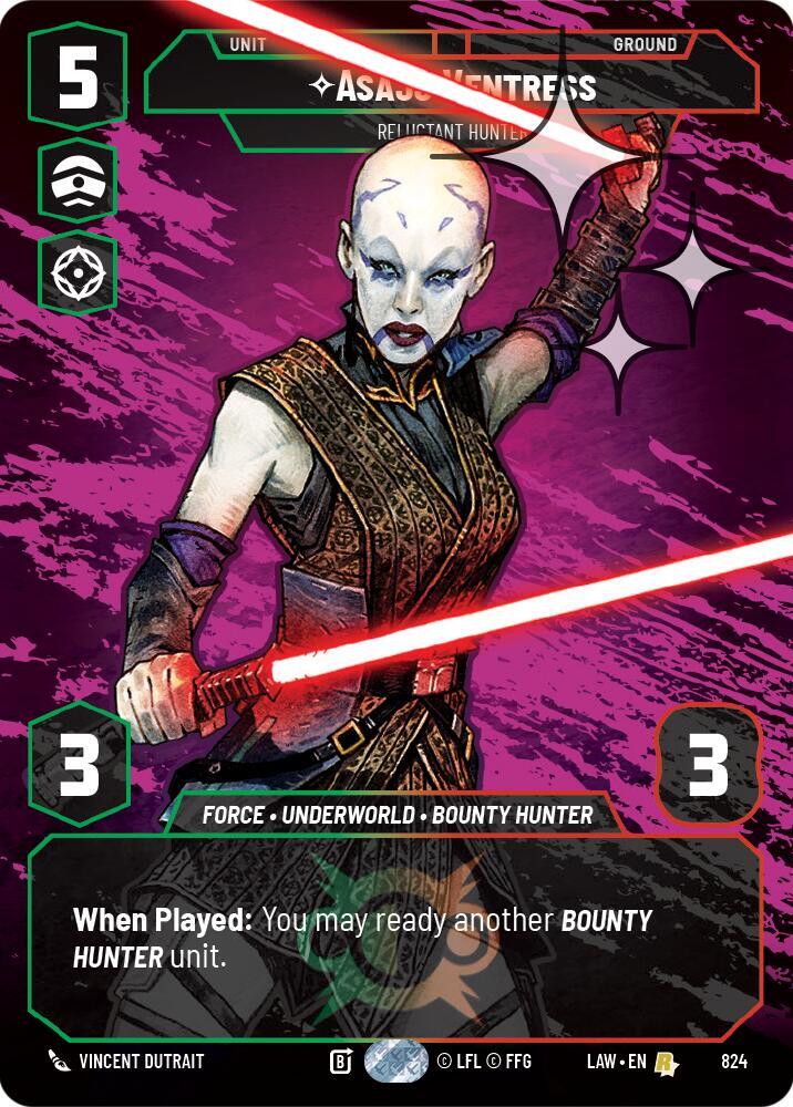 Asajj Ventress - Reluctant Hunter (Prestige Foil)
