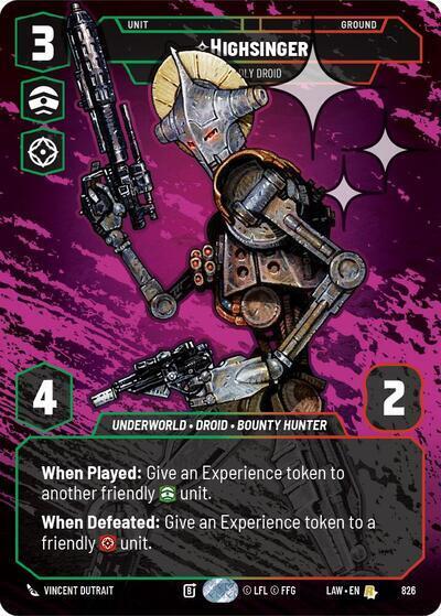 Highsinger - Deadly Droid (Prestige Foil)