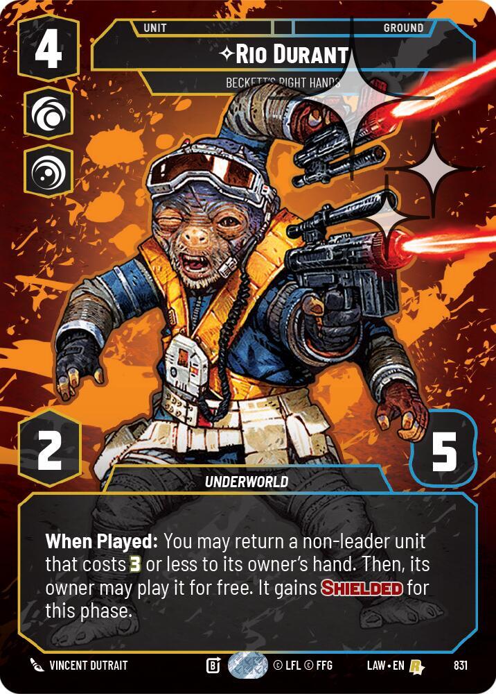 Rio Durant - Beckett's Right Hands (Prestige Foil)