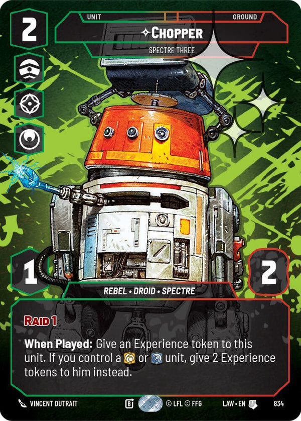 Chopper - Spectre Three (Prestige Foil) - Star Wars Unlimited