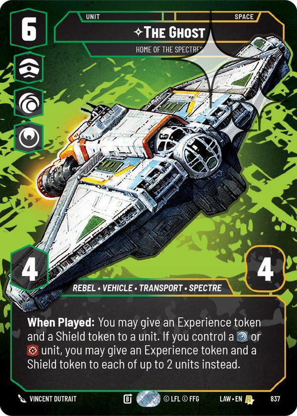 The Ghost - Home of the Spectres (Prestige Foil) - Star Wars Unlimited
