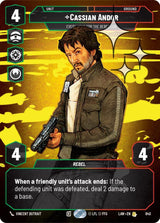 Cassian Andor - Everything for the Rebellion (Prestige Foil) (LAW 840) - Star Wars Unlimited