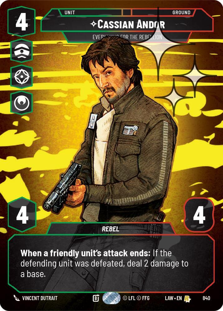 Cassian Andor - Everything for the Rebellion (Prestige Foil)
