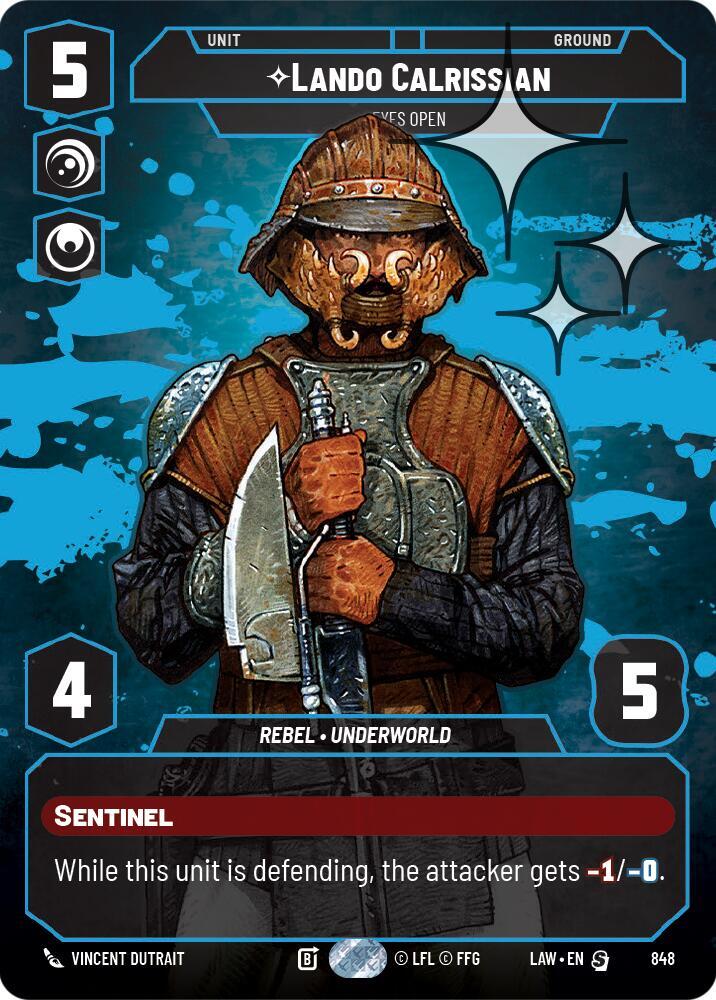 Lando Calrissian - Eyes Open (Prestige Foil)