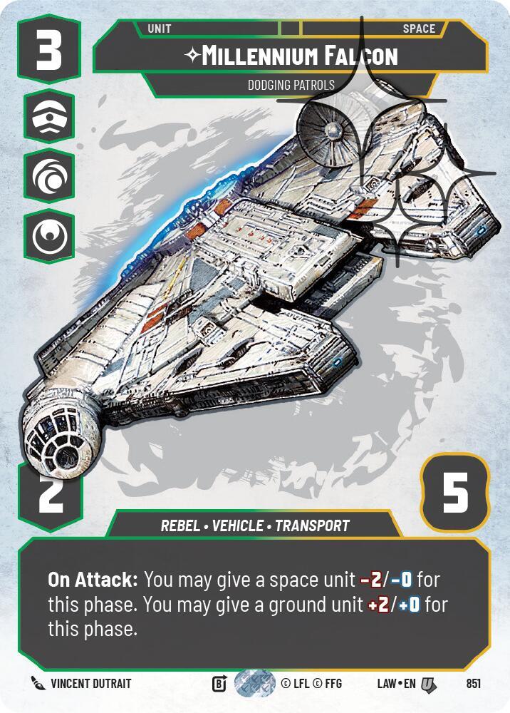 Millennium Falcon - Dodging Patrols (Prestige Foil)