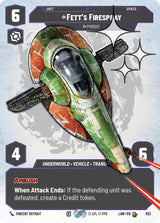 Fett's Firespray - In Pursuit (Prestige Foil) - Star Wars Unlimited