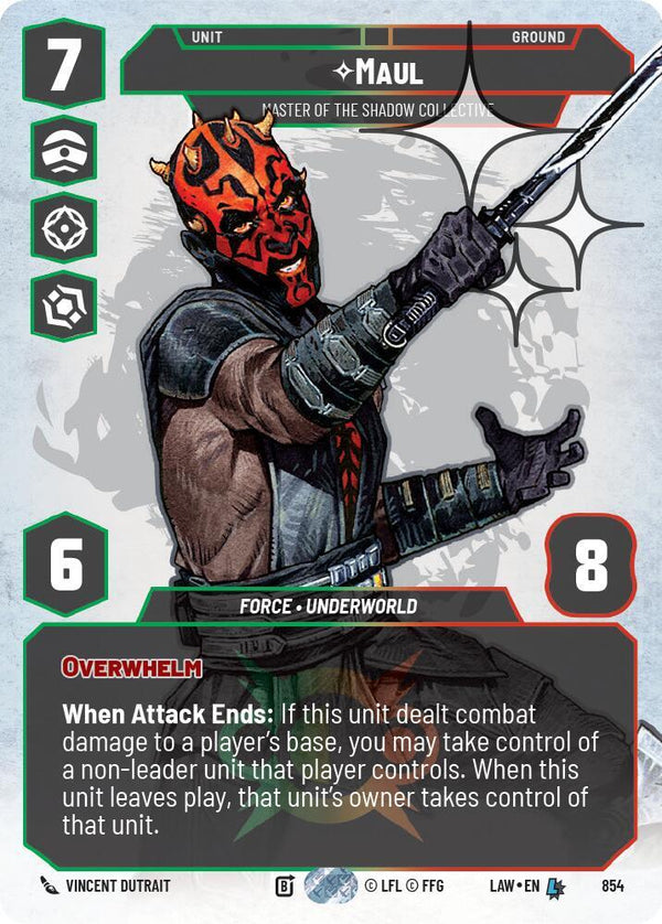 Maul - Master of the Shadow Collective (Prestige Foil) - Star Wars Unlimited