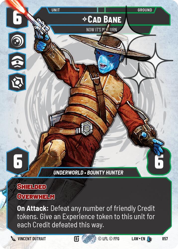 Cade Bane - Now It's My Turn (Prestige Foil)