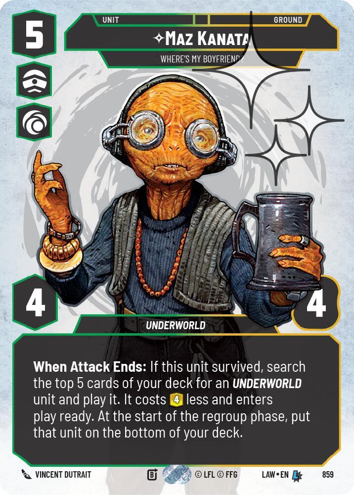 Maz Kanata - Where's My Boyfriend? (Prestige Foil)