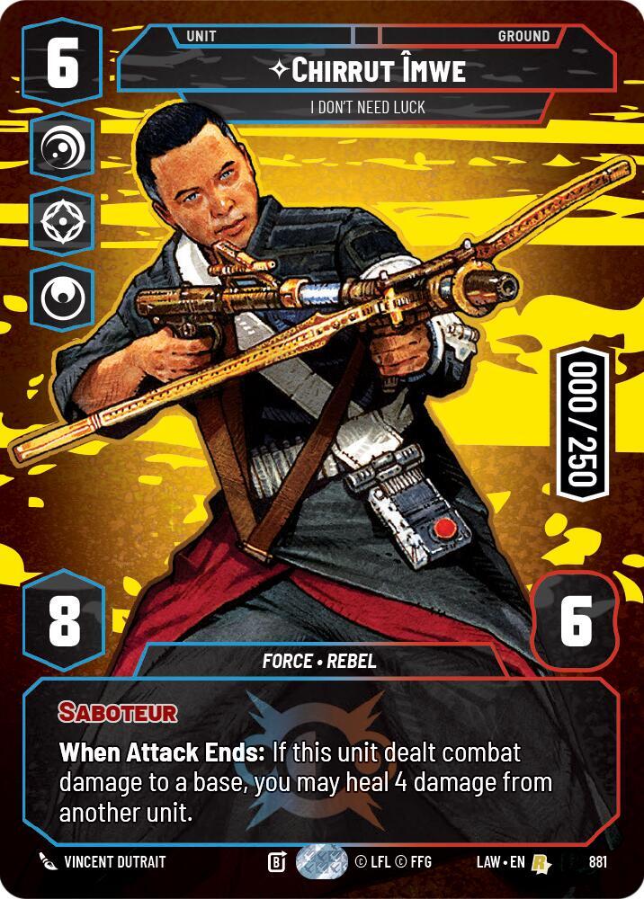 Chirrut Imwe - I Don't Need Luck (Serialized)