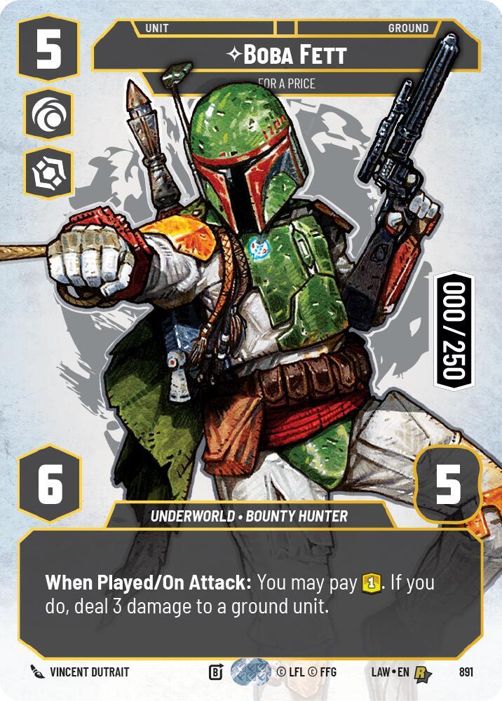 Boba Fett - For a Price (Serialized)