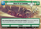 Great Pit of Carkoon (Hyperspace Foil) - Star Wars Unlimited