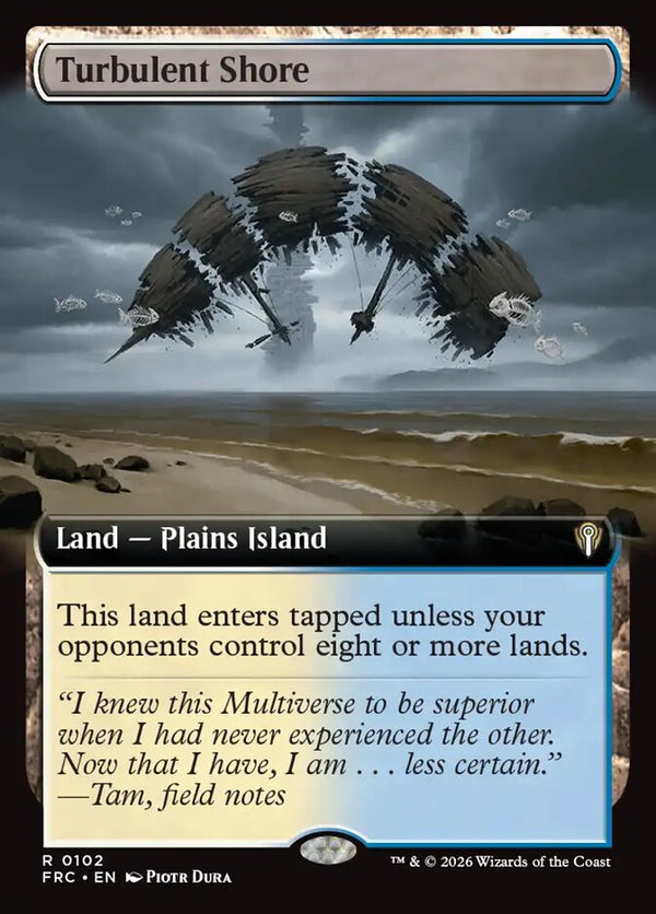 Turbulent Shore (Extended Art) (FRC 102) - Magic: The Gathering