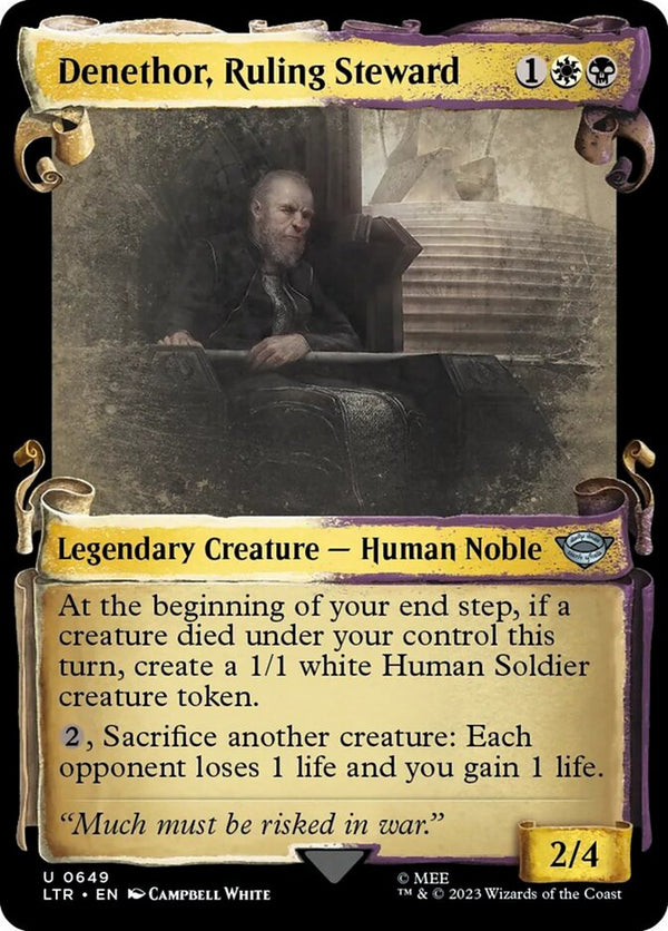 Denethor, Ruling Steward (Showcase Scrolls) - Magic: The Gathering